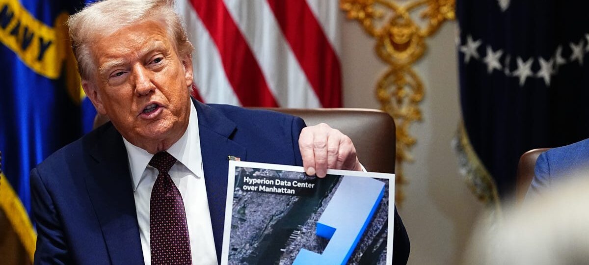 Trump says data centers are a 'golden goose' and communities will end up 'poor' without them