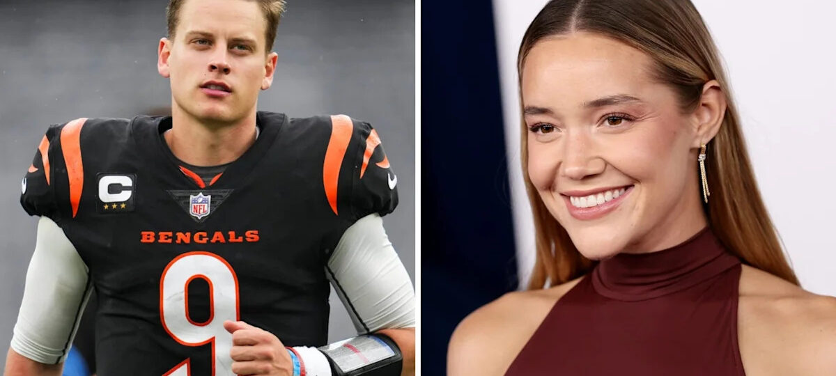 Joe Burrow turns heads with post-practice moment on the field with girlfriend Olivia Ponton