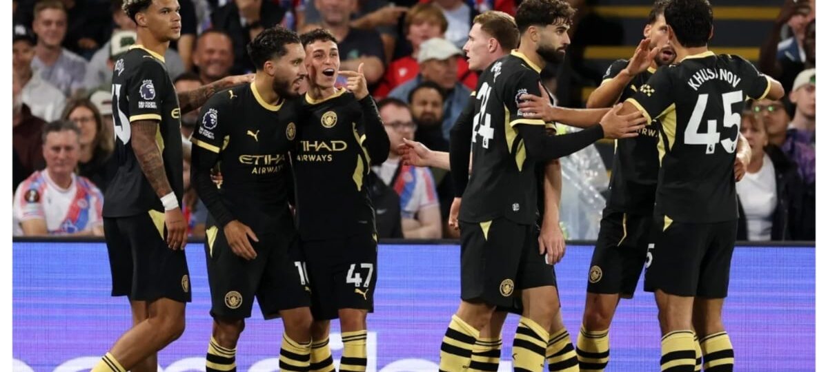 EPL table: Man City go top with 4-1 thrashing of Crystal Palace