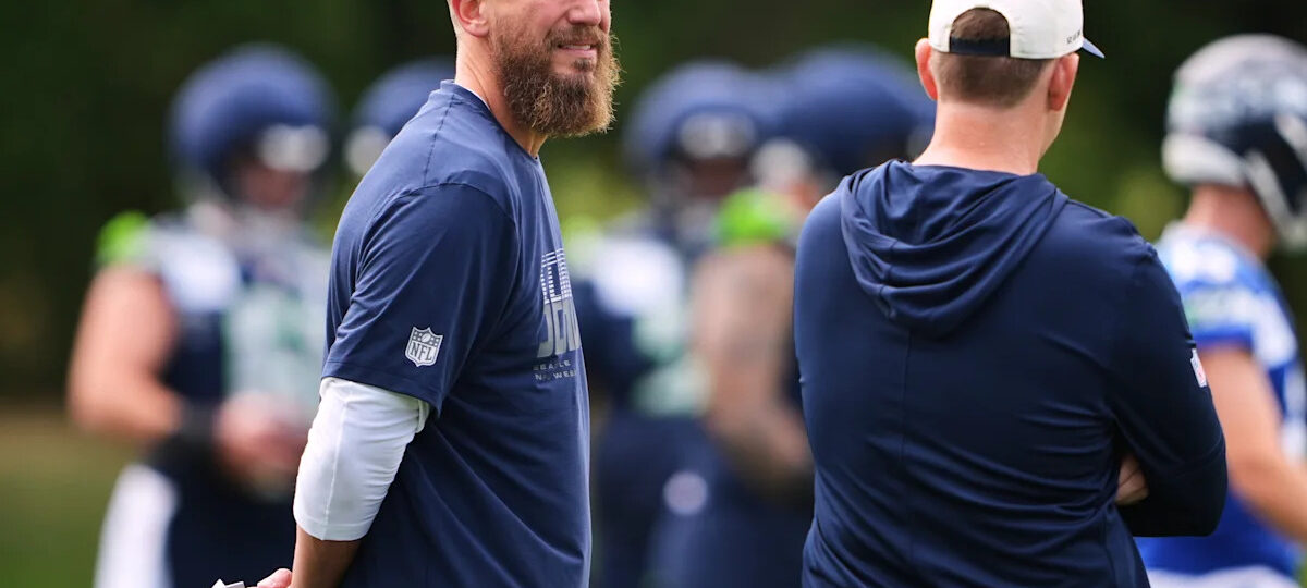 Seahawks offensive coordinator Brian Fleury is earning players' respect early in his tenure