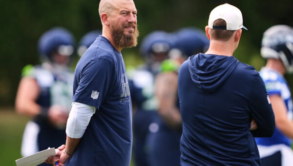 Seahawks offensive coordinator Brian Fleury is earning players' respect early in his tenure