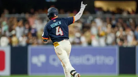 Bowen’s first homer, strong pitching lift Padres over Giants