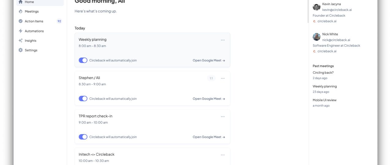 Meeting notetaker Circleback adds a free tier to attract more customers