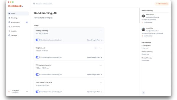 Meeting notetaker Circleback adds a free tier to attract more customers