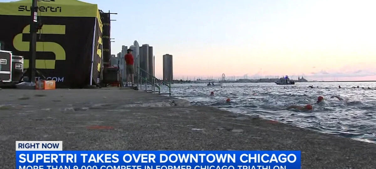 Thousands of athletes descend on downtown for Supertri Chicago; street closures in place