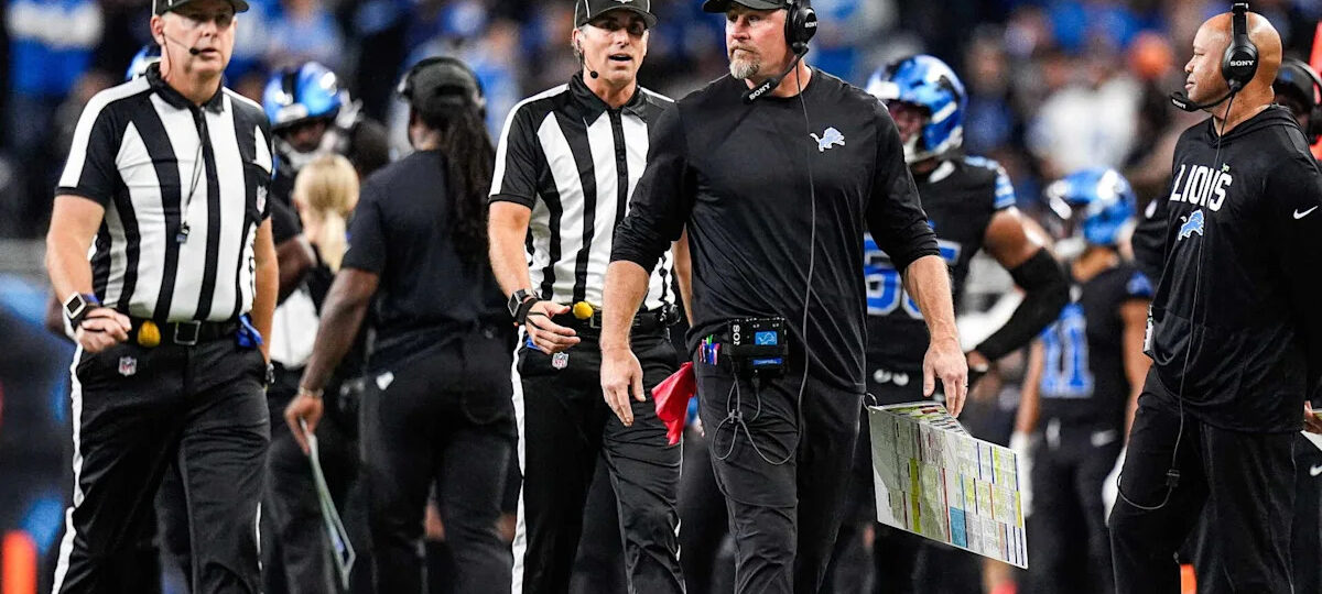 Dan Campbell: I'm not giving my challenge flag up to anybody