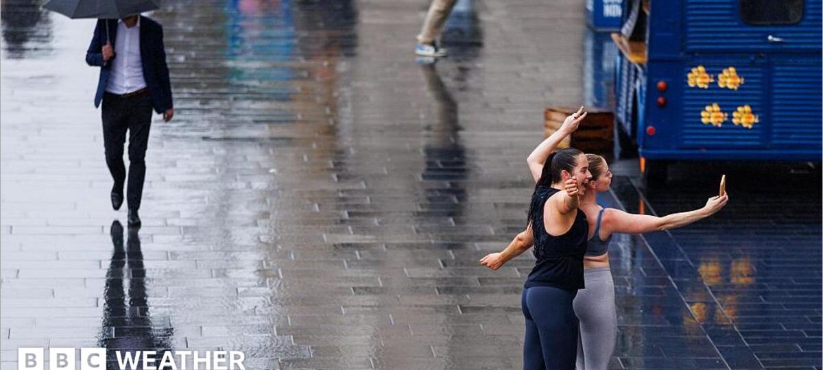 UK to turn cooler with rain after exceptional heat and dry spell