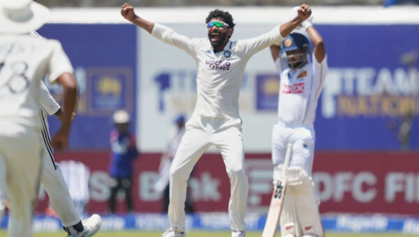 India edges closer to win in 1st cricket test against Sri Lanka despite Sonal Dinusha’s 65