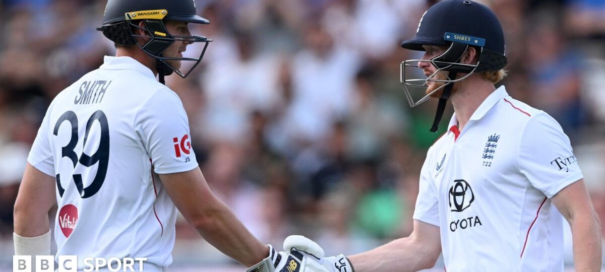 Smith & Cox help England to 248-9 on truncated day one