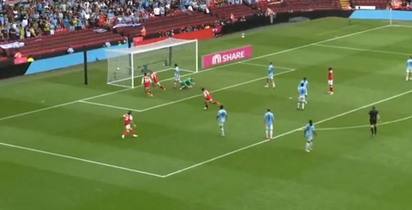 Watch: Martin Odegaard sits down Gianluigi Donnarumma before scoring Arsenal’s third to seal the win