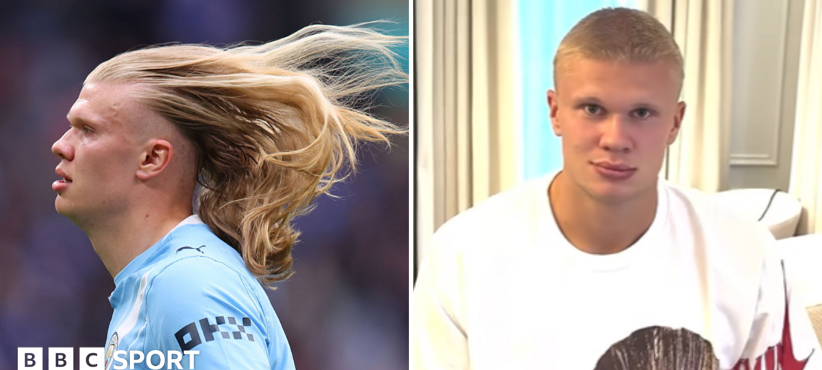 'New season, new trim' - Haaland reveals buzzcut