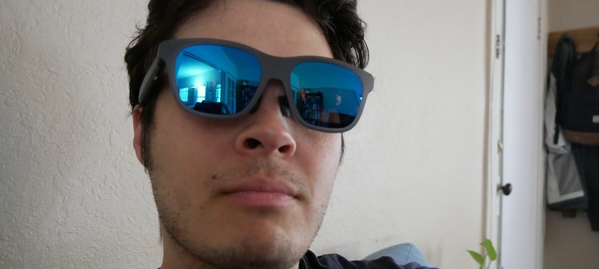 Is the best way to watch a movie on a pair of sunglasses?