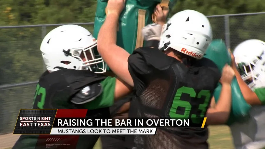 Mustangs are raising the bar on the field in Overton