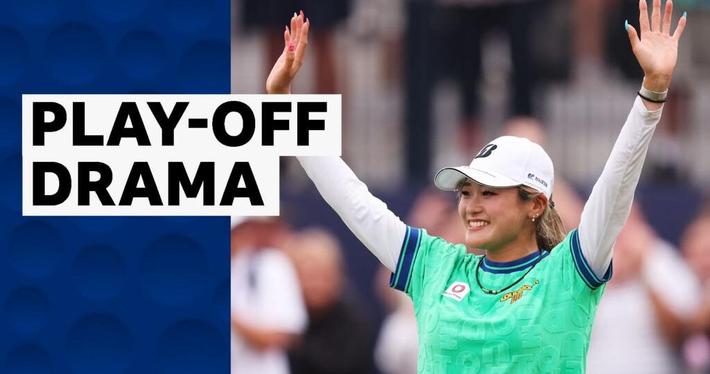 Kuwaki wins tense play-off to lift Women's Open title