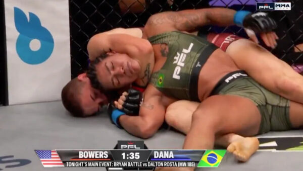 PFL Charlotte video: Cheyanne Bowers turns tables, taps Elora Dana in first