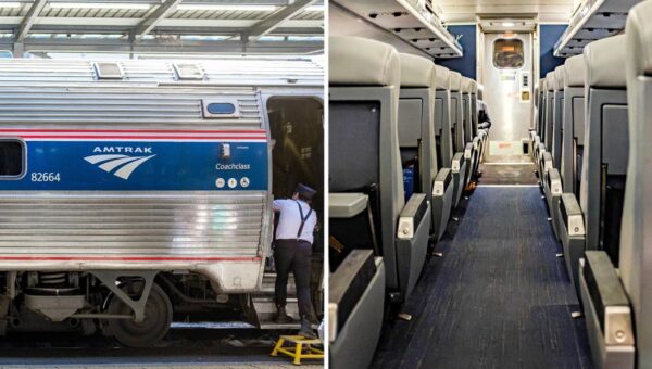 I traveled in coach on an Amtrak train from Vancouver to Seattle for $50. It was cheaper and less stressful than flying.