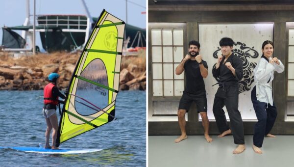 Traveling with just a backpack taught me that I don't need special clothes to exercise. I wear the same outfit for all my workouts.