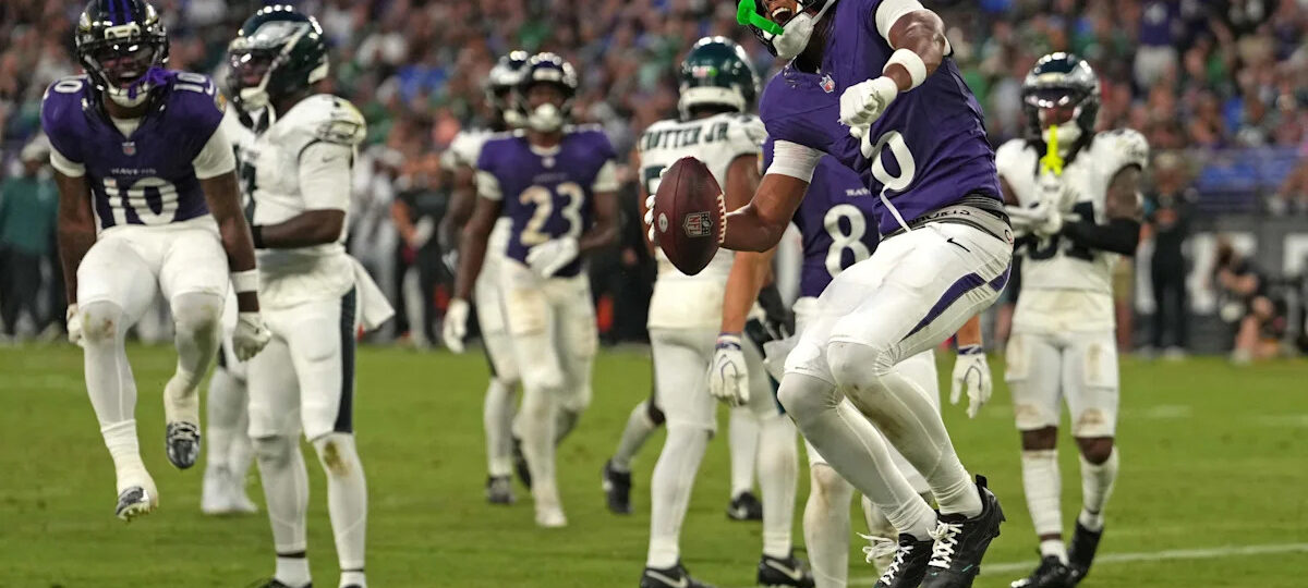 Lamar Jackson has high praise for Ja'Kobi Lane after Ravens rookie’s TD