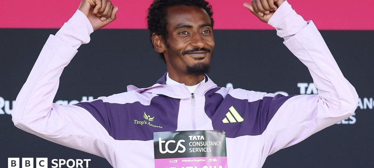 Kejelcha breaks men’s half marathon world record by 29 seconds