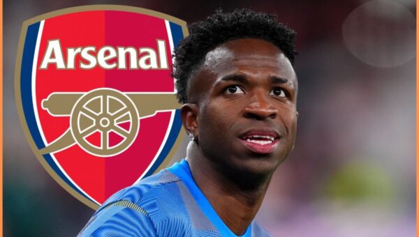 Watch: Mikel Arteta’s telling reaction to Vinicius Jr question will have Arsenal fans dreaming