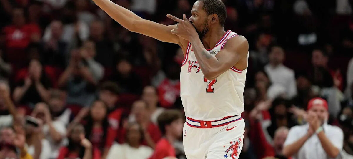 Houston Rockets star Kevin Durant explains why he's constantly firing back at hecklers