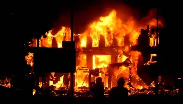 Fire guts school hostel in Plateau