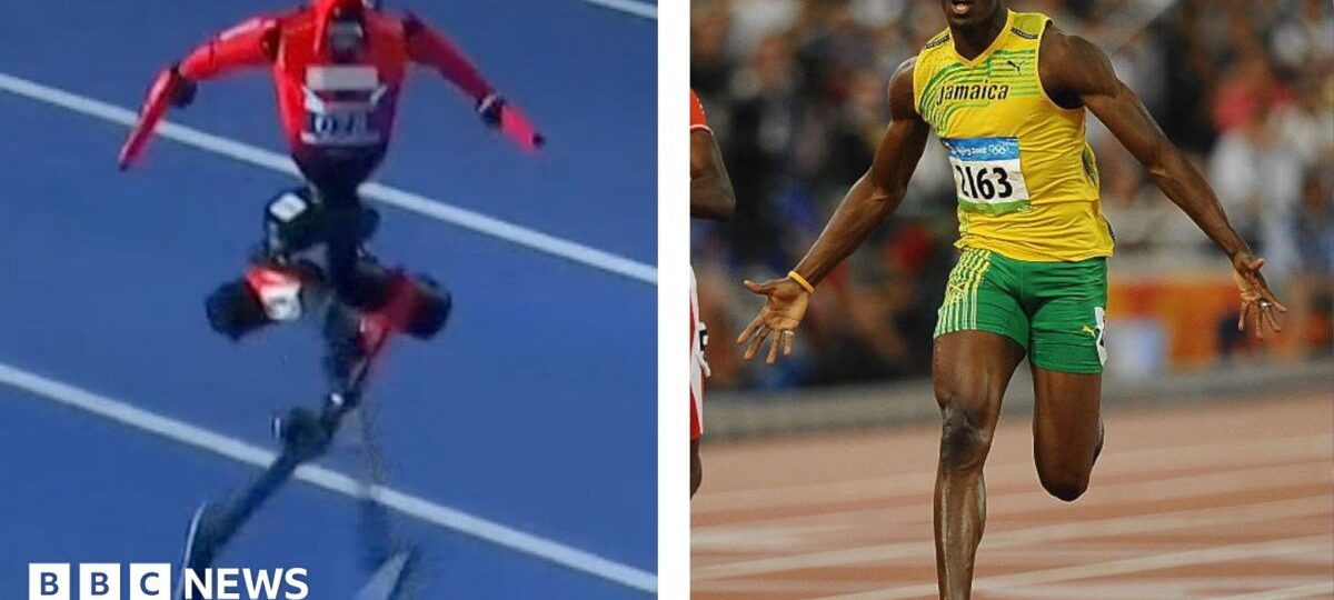 Watch: Moment robot attempts to beat Usain Bolt's 100m record