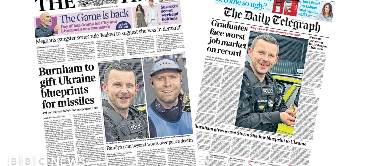 The Papers: 'Pain beyond words' and 'Graduates face worst job market'