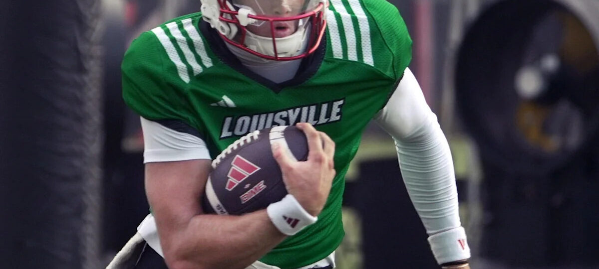 How Louisville football’s Jeff Brohm felt about Cards’ first scrimmage