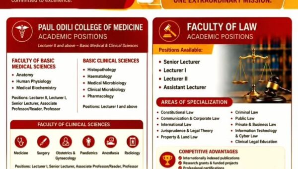 We are hiring at Margaret Lawrence University