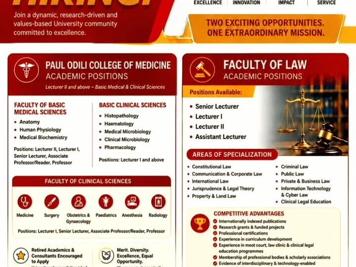 We are hiring at Margaret Lawrence University