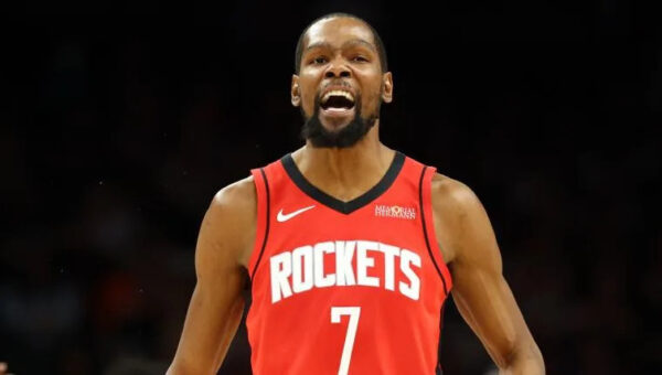 Rockets predicted to trade Kevin Durant to Cavs for $411M former MVP in 4-team blockbuster deal