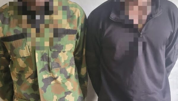 Two arrested for allegedly impersonating soldiers years after leaving military school