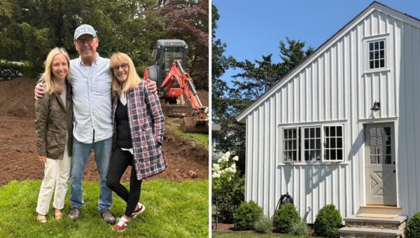 A woman built her parents a 725-square-foot cottage in her backyard so they could be closer to their grandchildren