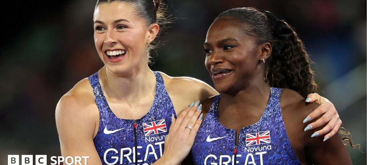 History for Hunt and Asher-Smith in golden finish for GB