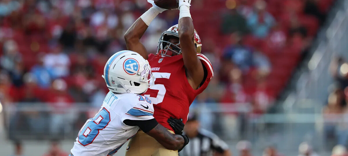 Niners rookie WR De'Zhaun Stribling introduces himself with 63 receiving yards in preseason opener
