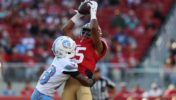 Niners rookie WR De’Zhaun Stribling introduces himself with 63 receiving yards in preseason opener