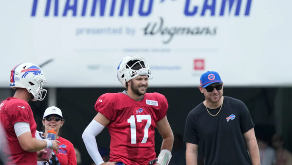 Joe Brady explains what to expect from Bills’ ‘Red and Blue’ practice