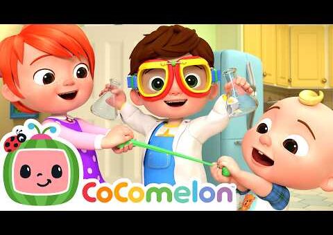 At Home Science Experiments | Floor is Lava Challenge | CoComelon Nursery Rhymes