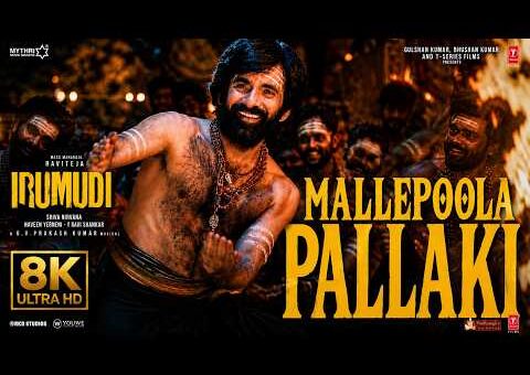MALLEPOOLA PALLAKI 8K VIDEO | RAVI TEJA | GV PRAKASH | DAPPU SRINU | IRUMUDI | AYYAPPA SONG