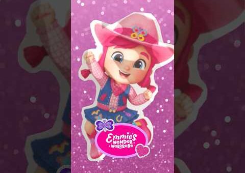 Sparkle Cowgirl! ✨ Get Ready & Dress Up Party With Emmie For Kids #shorts #fun