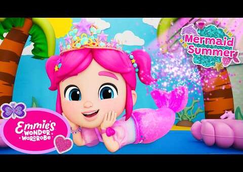 Pink Mermaid Song! | Mermaid Summer! 🧜‍♀️☀️ | Emmie’s Wonder Wardrobe by Little Angel