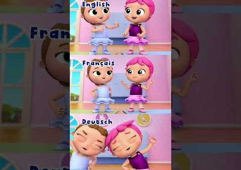 Ballet Song 🩰 Chanson de ballet 🩰 Ballettlied 🩰 Learn Languages With Emmie #kids #shorts