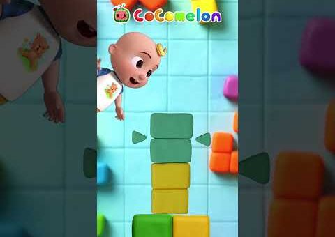 Let’s Count Colorful Building Blocks with JJ! 🧱🌈 🔢 #Shorts