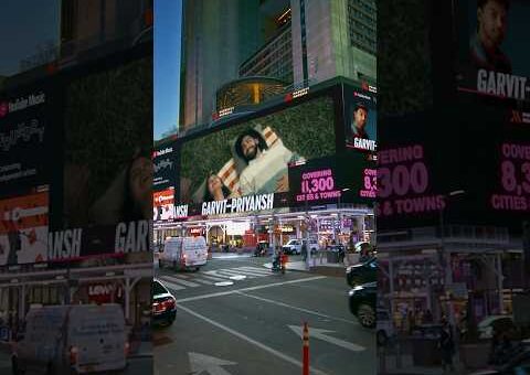 Kaahe Mose😍- The Anthem Of Hearts at Time Square & Los Angeles | T-Series