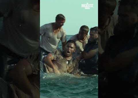 Most INTENSE Shark ATTACK 🦈😱 #WarshipCaptain #EnglishMovie #shorts #actionmovie #hollywoodmovie