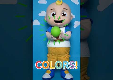 🎨 Can You Name the COLORS? 🔴🔵🟢 Catch the Bouncing Balls with JJ! 🏀 #Shorts