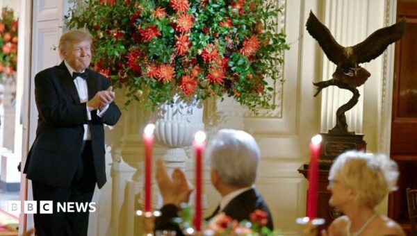 Why Trump gave Xi an ornate bald eagle statue at the state dinner
