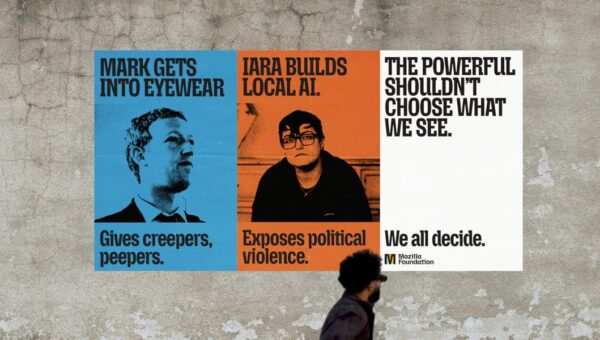 Mozilla is plastering New York with posters mocking tech billionaires as part of a new marketing campaign