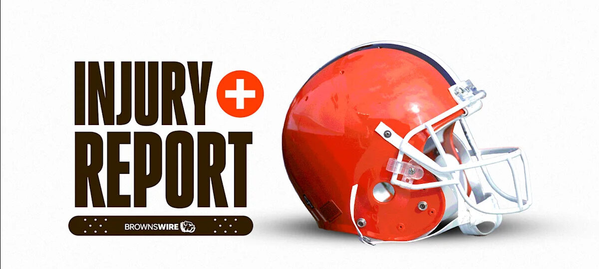 Thursday injury report for the Browns Week 3 matchup